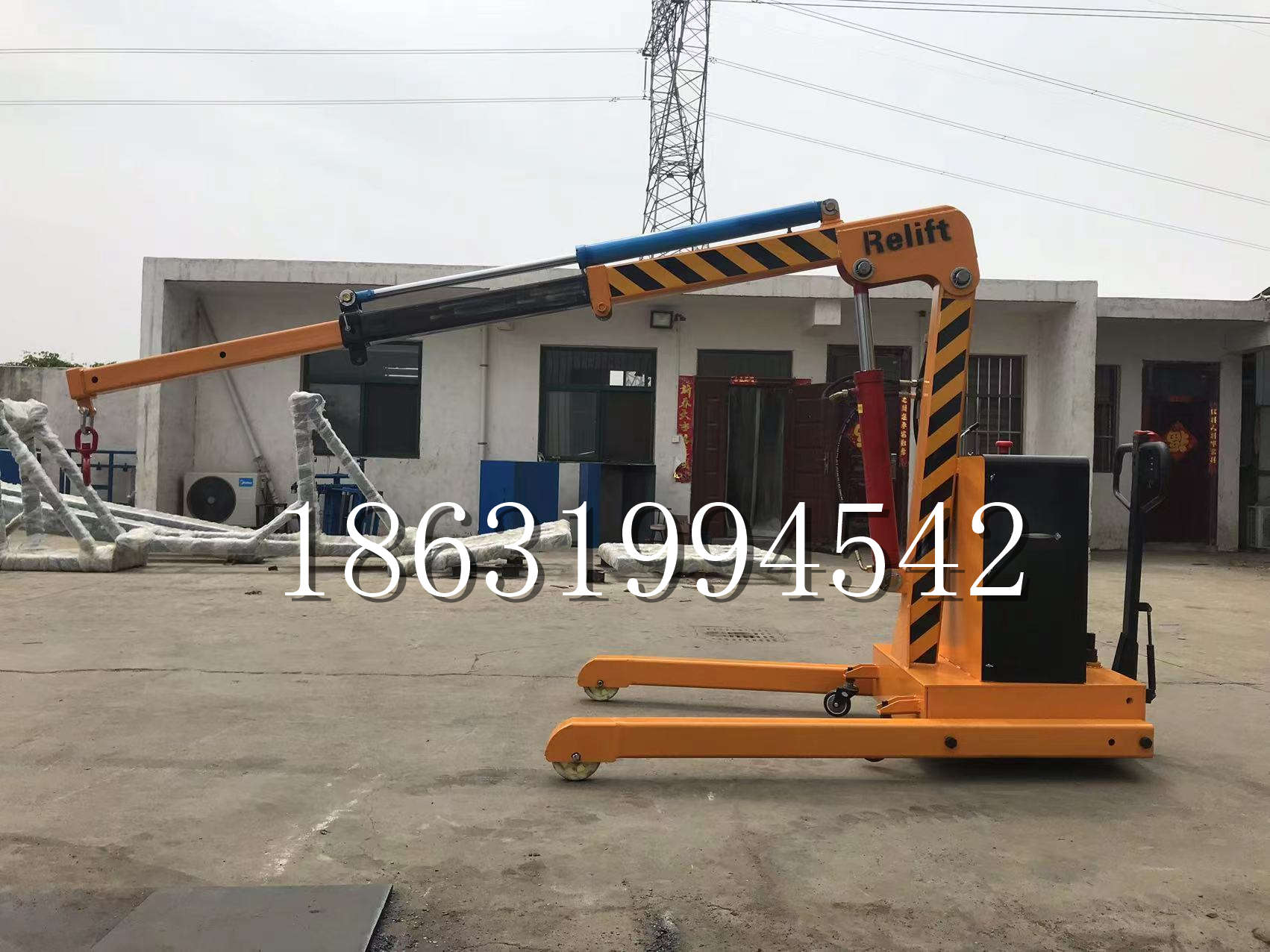 邱县久征定做3吨三轮随车吊 农用园林绿化移树吊 平板工程用小吊机