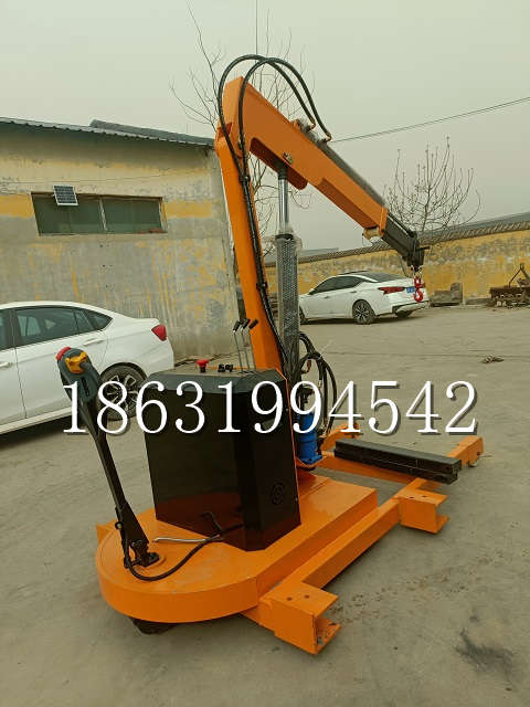 邱县自卸车厢随车吊 自制轮式四不像起重机 四驱平板吊 5吨 贵盛